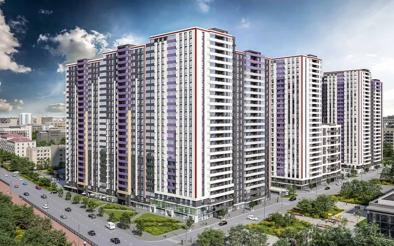 Render of OK’LAND residential complex, Kyiv