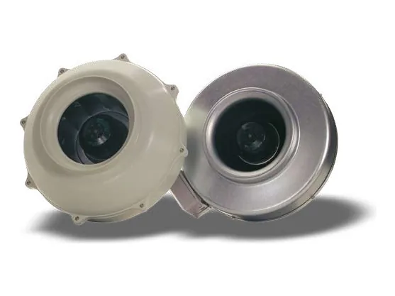 Tube fans for round ducts